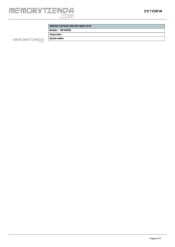 UNIDAD ESTADO SOLIDO 960G V310 Modelo : 99100OW Agotado