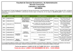 Facultad de Ciencias Econ&oacute;micas y de Administraci&oacute;n Secci&oacute;n