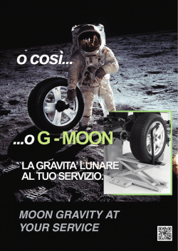 MOON GRAVITY AT YOUR SERVICE - Ravaglioli