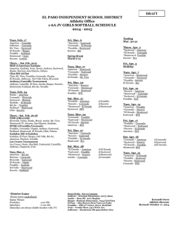 JV 6A - El Paso Independent School District