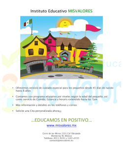 &hellip;EDUCAMOS EN POSITIVO&hellip; - mis valores