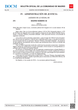 IV. ADMINISTRACI&Oacute;N DE JUSTICIA - Sede Electr&oacute;nica del Boletin