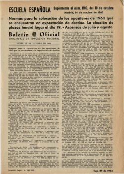 A&ntilde;o XXIII, Suplemento al n&uacute;m. 1199 de octubre de 1963 - Biblioteca