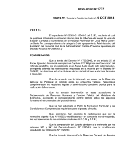 RESOLUCI&Oacute;N N&ordm; 1737 V I S T O : El expediente N&ordm; 00501-0118541