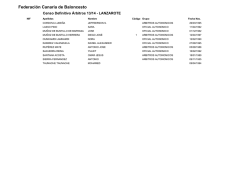 censo definitivo arbitros - lanzarote - Federaci&oacute;n Canaria de