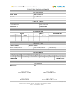 PAGO DE SUPLENCIAS NACIONALES - Zona Educativa T&aacute;chira