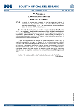 PDF (BOE-B-2014-37740 - 1 p&aacute;g. - 155 KB ) - BOE.es