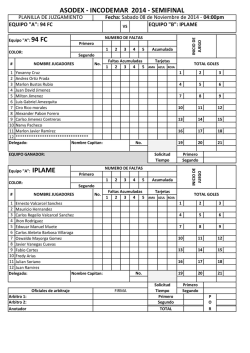 Planilla - Asodex Incodemar