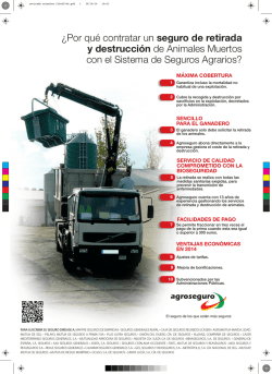 &iquest;Por qu&eacute; contratar un seguro de retirada y destrucci&oacute;n - Agroseguro