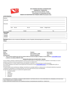 XXVI CONGRESO NACIONAL DE IMAGENOLOG&Iacute;A - FMRI