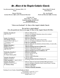 St. Mary of the Angels Catholic Church Very Reverend James F