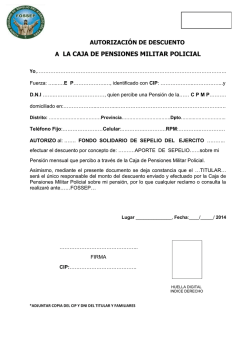 Caja Pensi&oacute;n - fossep ::: fondo solidario de sepelio del ejercito del