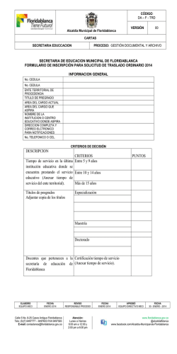 formulario ultimos traslados - Floridablanca