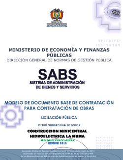 1.8 documentos, productos e informes - Sistema de Contrataciones