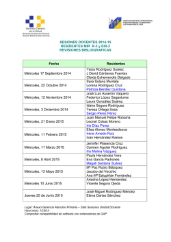 SESIONES DOCENTES 2013-14 - La Unidad Docente