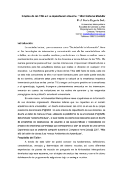 Ponencia - Universidad Metropolitana de Caracas