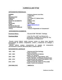 CURRICULUM VITAE