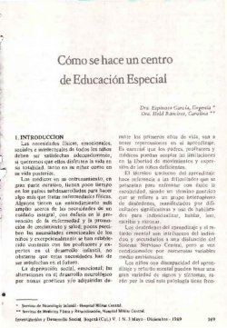 C&oacute;mo se hace un centro de Educac&iacute;&oacute;n Especial