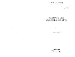 C&Oacute;MO SE LEE UNA OBRA DE ARTE - Blogs ENAP