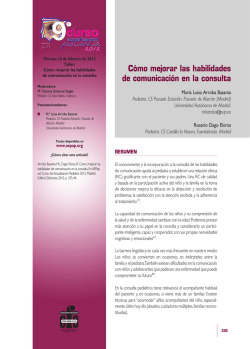 C&oacute;mo mejorar las habilidades de comunicaci&oacute;n en la - AEPap.