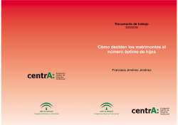 C&oacute;mo deciden los matrimonios el n&uacute;mero &oacute;ptimo de hijos