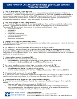 C&Oacute;MO FUNCIONA LA FARMACIA DE FIBROSIS QU&Iacute;STICA (CF