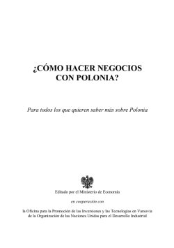&iquest;C&Oacute;MO HACER NEGOCIOS CON POLONIA? - Inicio