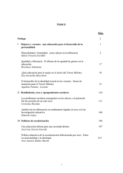 MASCULINIDAD Y FEMINIDAD: C&Oacute;MO EDUCAR EN - apdeit.com
