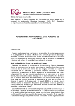 BIBLIOTECA LAS CASAS &ndash; Fundaci&oacute;n Index C&oacute;mo citar este