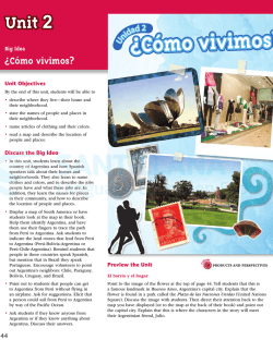 &iquest;C&oacute;mo vivimos? - Santillana USA Promotional Material