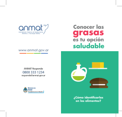 &iquest;C&oacute;mo identificarlas en los alimentos? - Anmat