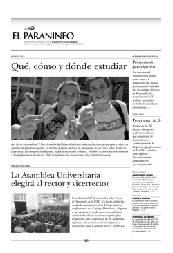 Qu&eacute;, c&oacute;mo y d&oacute;nde estudiar - Universidad Nacional del Litoral