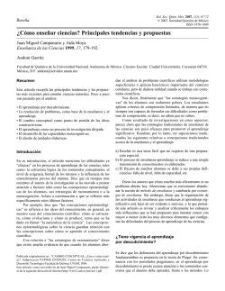 &iquest;C&oacute;mo ense&ntilde;ar ciencias? Principales tendencias y propuestas