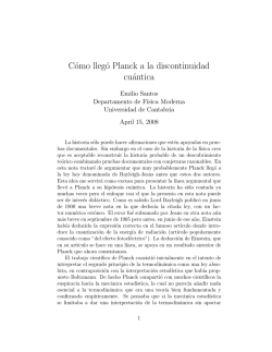 C&oacute;mo lleg&oacute; Planck a la discontinuidad cu&aacute;ntica - Loreto-Unican