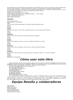 C&oacute;mo usar este libro Equipo Rese&ntilde;a y colaboradores - Ediciones