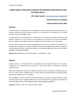 &iquest;C&Oacute;MO VARIA LA FRECUENCIA CARDIACA EN PERSONAS