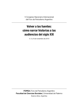 Volver a las fuentes: c&oacute;mo narrar historias a las - DocumentCloud
