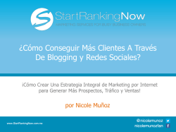 &iquest;C&oacute;mo Conseguir M&aacute;s Clientes A Trav&eacute;s De - Congreso bodas