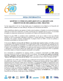 QUI&Eacute;NES Y C&Oacute;MO EXAMINARON EN LA REGI&Oacute;N LOS - Cepal