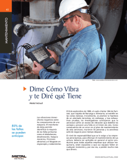 Dime C&oacute;mo Vibra y te Dir&eacute; qu&eacute; Tiene - Revista Metal Actual