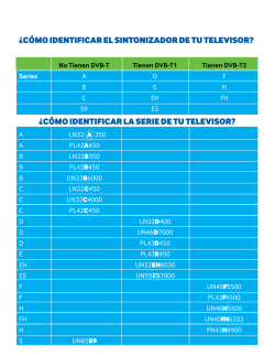 &iquest;C&Oacute;MO IDENTIFICAR EL SINTONIZADOR DE TU - Samsung
