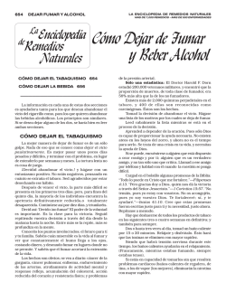 C&oacute;mo Dejar de Fumar y Beber Alcohol - Camino al Cielo