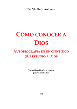 C&Oacute;MO CONOCER A DIOS