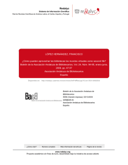 Redalyc.&iquest;C&oacute;mo pueden aprovechar las bibliotecas los mundos