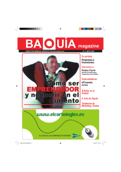 C&oacute;mo ser EMPRENDEDOR y no morir en el intento