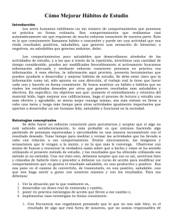 C&oacute;mo Mejorar H&aacute;bitos de Estudio - Academic Uprm