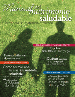 C&oacute;mo formar una familia ensamblada saludable &iquest;Cu&aacute;nto conoces