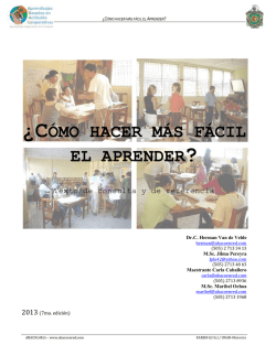 &iquest;C&Oacute;MO HACER M&Aacute;S F&Aacute;CIL EL APRENDER? - ABACOenRed