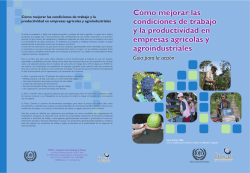 C&oacute;mo mejorar las condiciones de trabajo y la productividad en - OIT