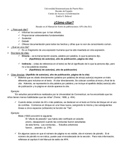 &iquest;C&oacute;mo citar? - Fajardo - Universidad Interamericana de Puerto Rico